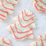 Little Debbie cookies on parchment paper.