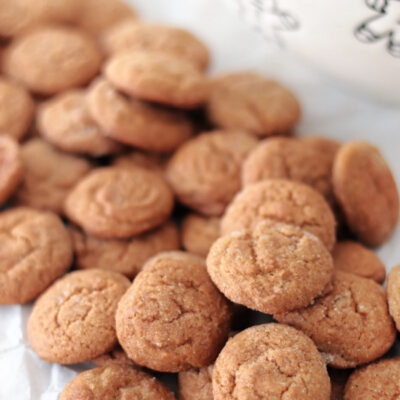 mini gingersnap cookies