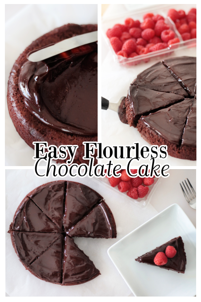 easy flourless chocolate cake