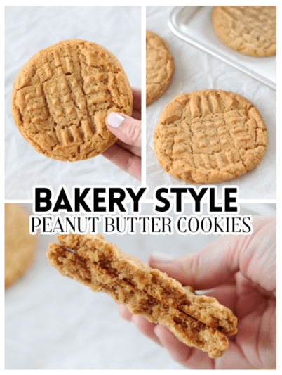 Bakery Style Chewy Peanut Butter Cookies - Gluesticks Blog