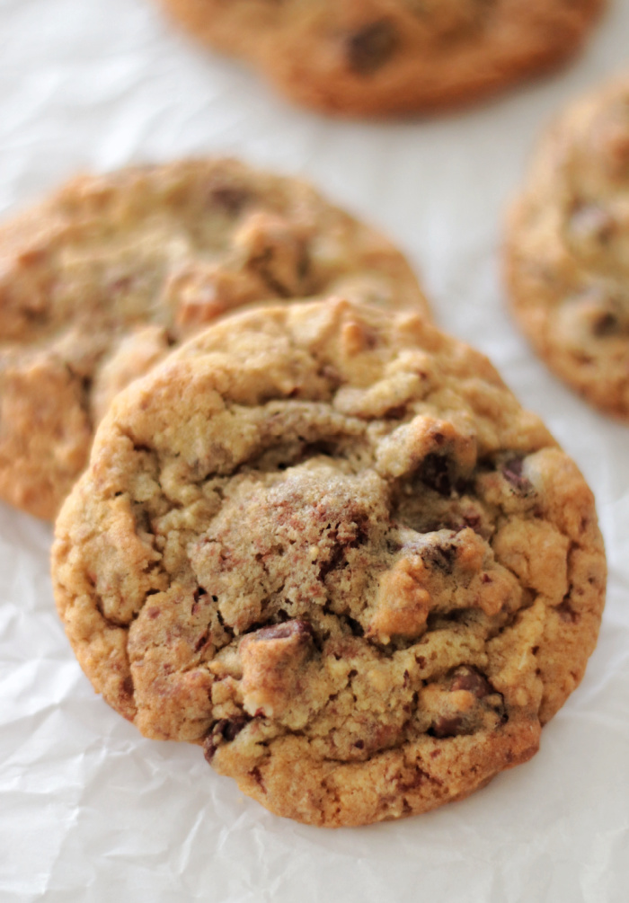 two Neiman Marcus chocolate chip cookies