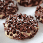 Copycat Gideon's bakehouse cookies on parchment paper.