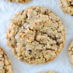 Disney's riviera Resor cookies on parchment paper