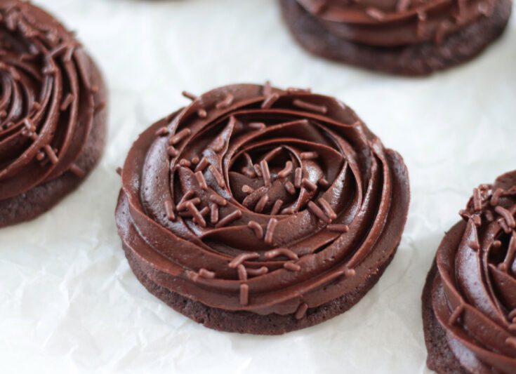 Chocolate Cupcake COOKIES! Soft and Delicious - Gluesticks Blog