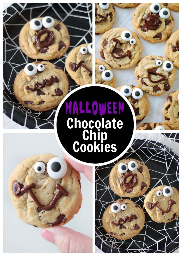 halloween chocolate chip cookies