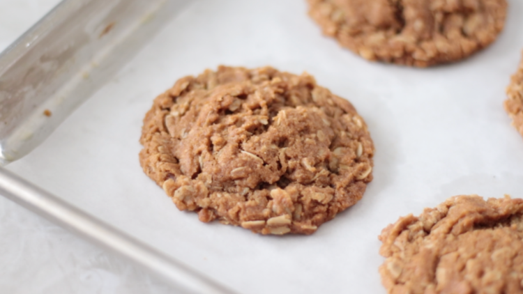 gingerbread oatmeal cookie without icing