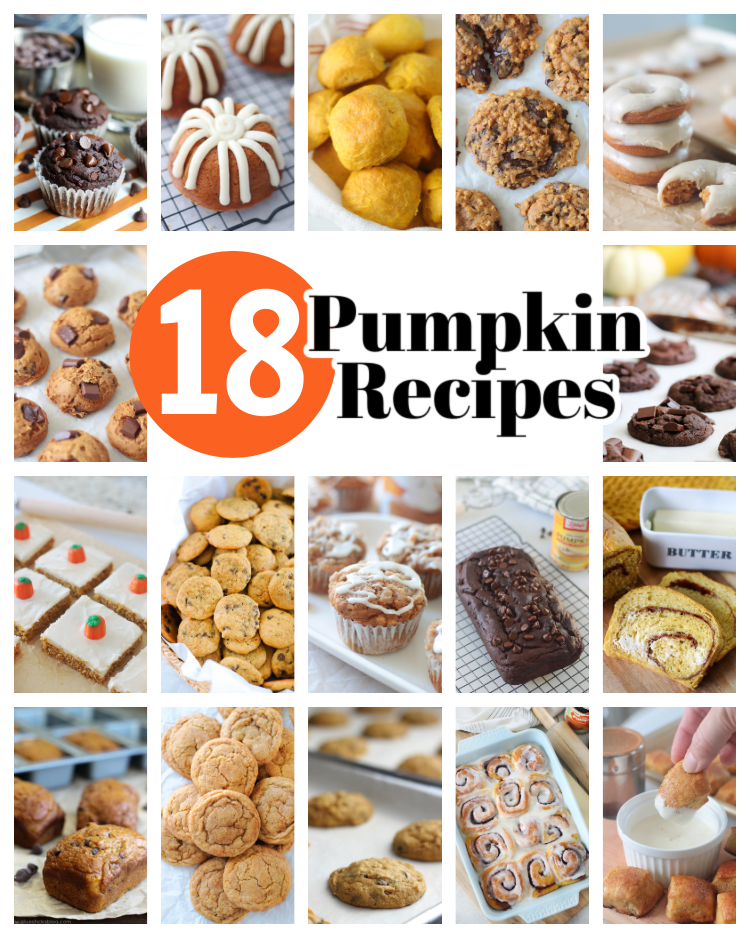 collage of pumpkin recipes to make