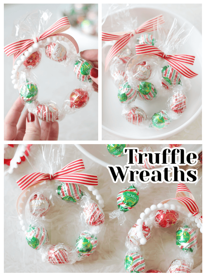 candy truffle wreaths