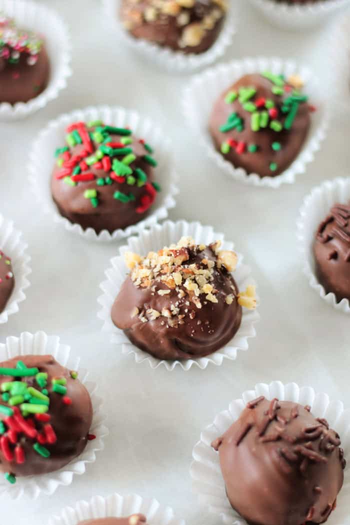 variety of truffles