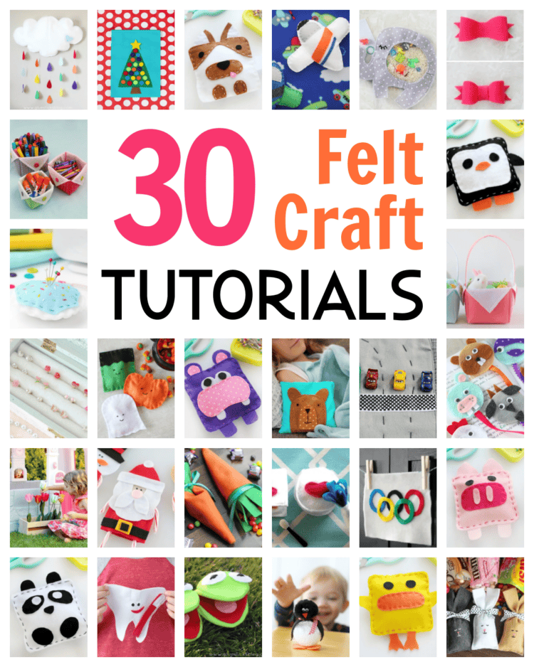 30 felt tutorials