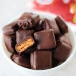 bowl of cheez its peanut butter bites