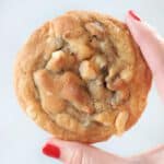 hand holding Sausalito cookie
