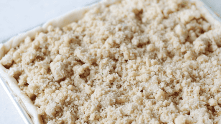 unbaked dutch apple pie