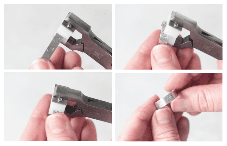 ring bending tool shaping aluminum stamped ring