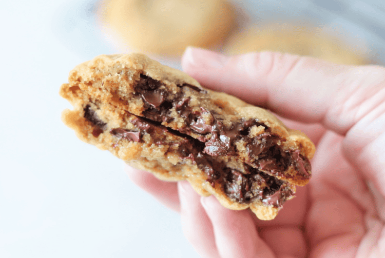 mrs fields cookie broken in half