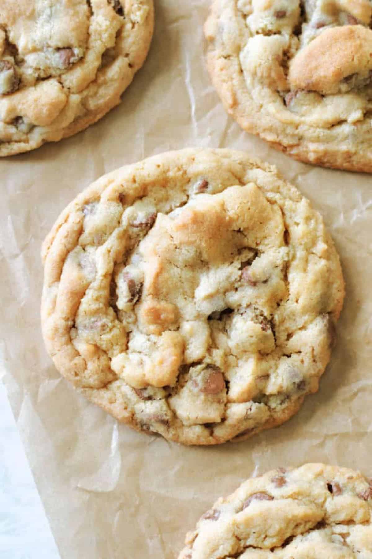 Snoop Dogg cookies on parchment paper.