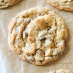 Snoop Dogg cookies on parchment paper.