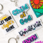 yw camp shrink art keychains