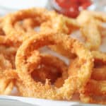 platter of onion rings