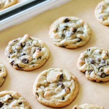 two trays of baked martha stewart cookies