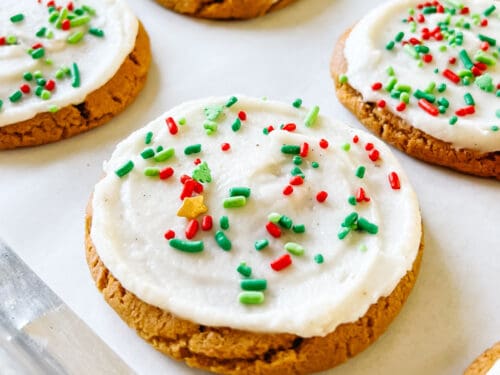 Frosted Ginger Cookies - Gluesticks Blog