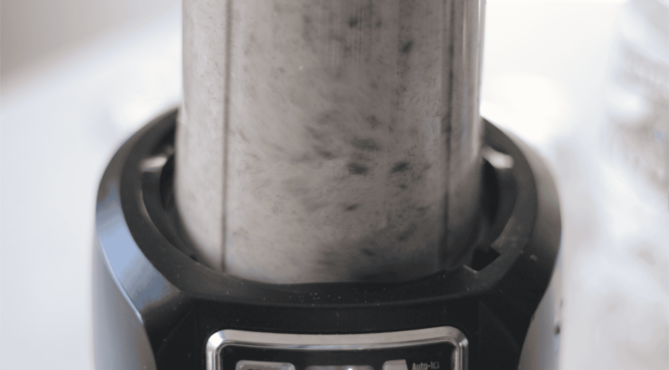 Vanilla paste ingredients in blender.