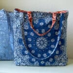 Two bandana tote bags.