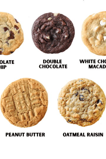 5 cookies that subway makes.