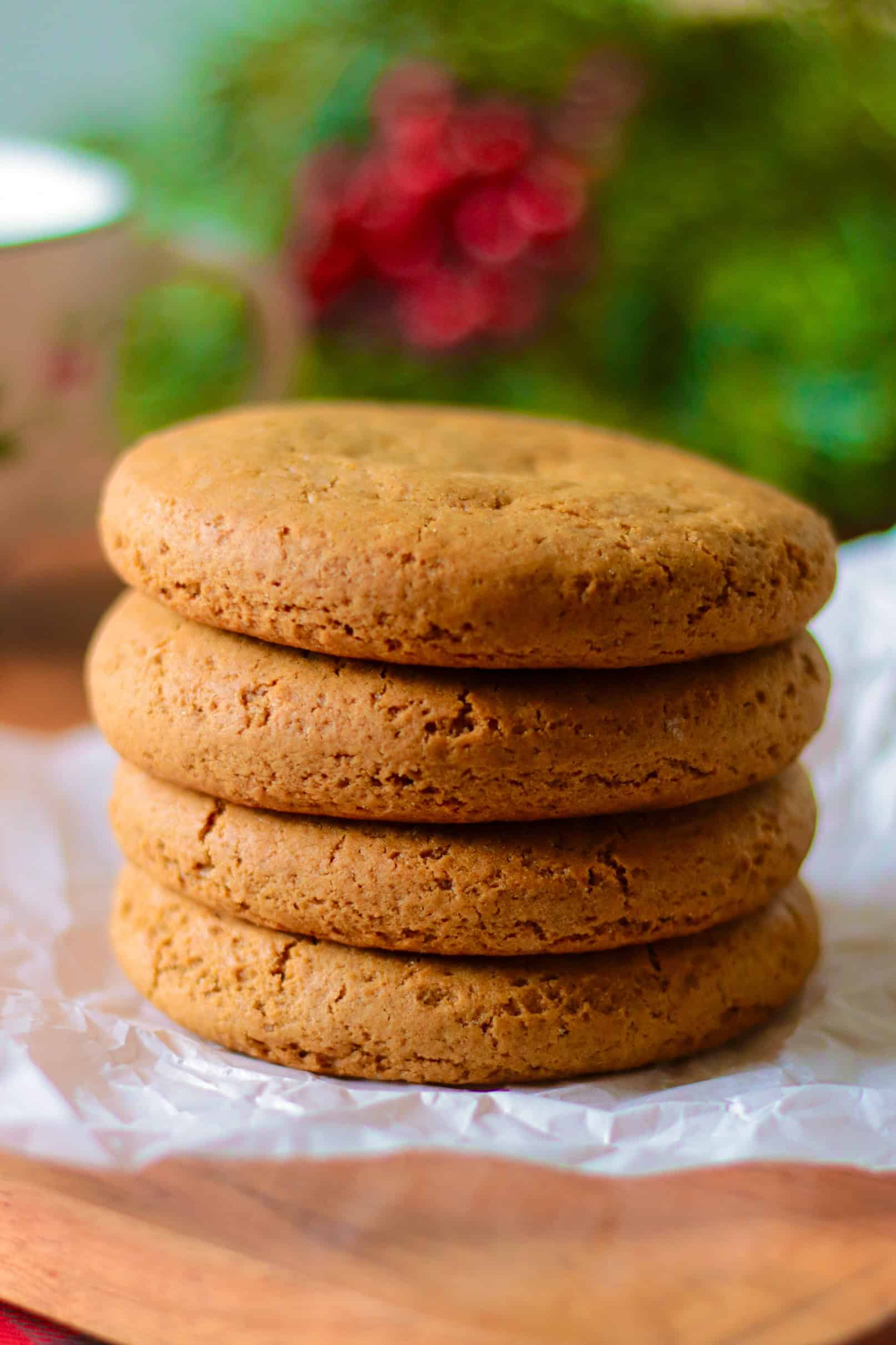 Stack of 4 cookies.