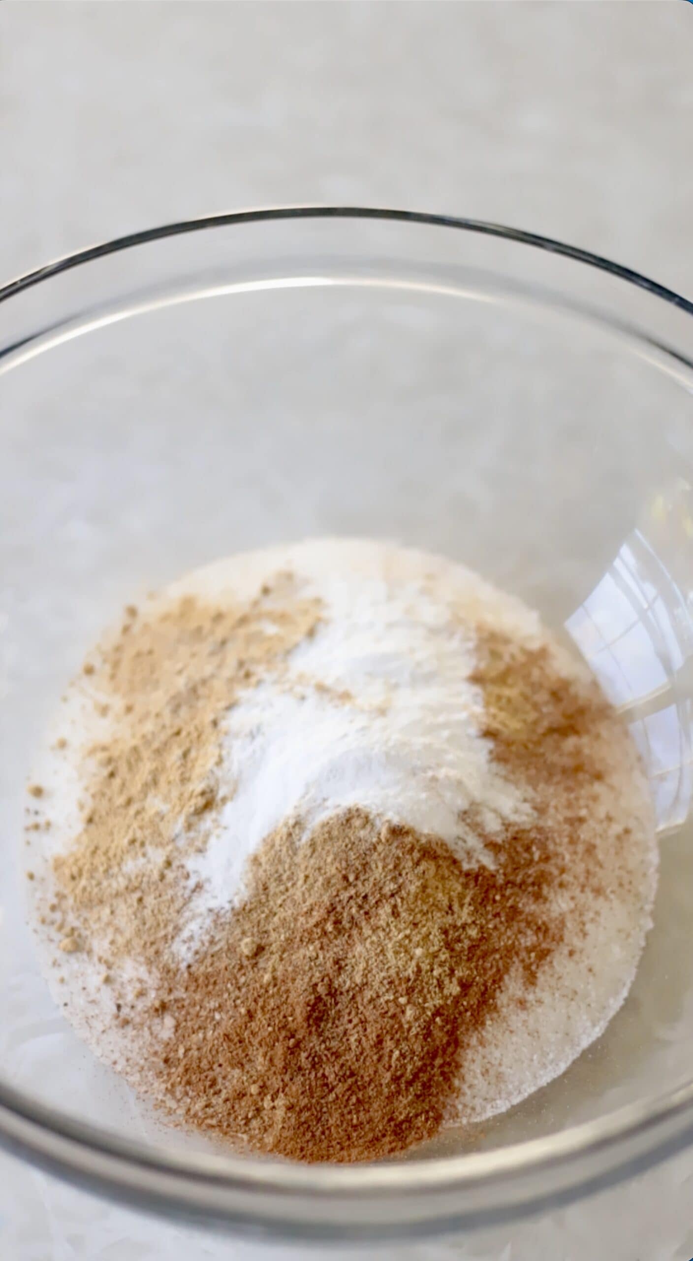 Bowl of sugar and spices.