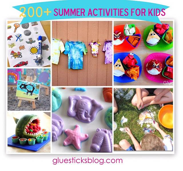 200+ Summer Activities for Kids! - Gluesticks